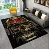 Tappeto Tappetino Retro Slayer Heavy Metal Rcck Band Segno per Camera da Letto Soggiorno Divano Zerbino Decorazioni per la Casa, Tappeto per Area Giochi Bambini Antiscivolo
