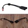 Car Auto Radio  Stereo 2Female To 1Male Splitter Extension Cable Wire