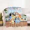 Bluey's Adventure Forest Blanket Comfortable Suitable for Bedding Sofa Livingroom for All Occasions Playful Design