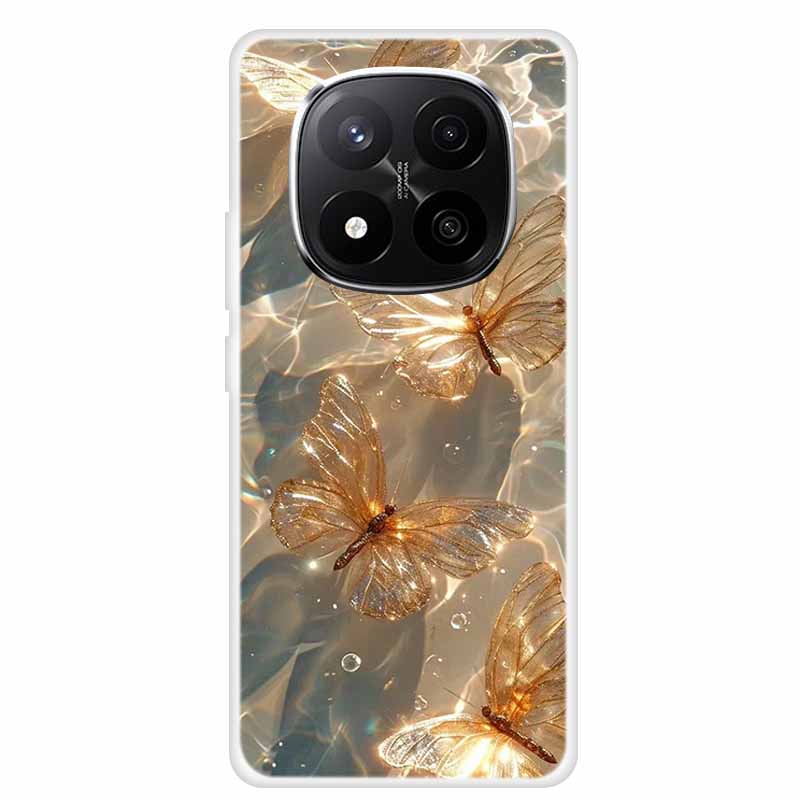 

Cover for Xiaomi Redmi Note 14 Pro 5G Pro+ Plus Protective TPU Transparent Case Bumper Coque Four Corners Shockproof Cases Funda -Redmi Note14ProPlus