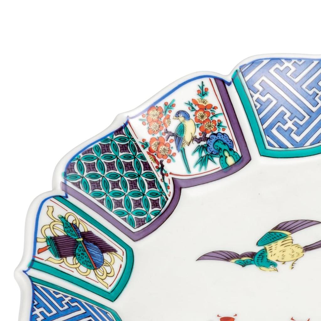 Kutani Ware Iwataya Serving Plate (size 10) Ko-Kutani K8-358