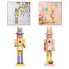 Easter Decor Party Supplies Decorative Rabbits Nutcracker Wooden Ornament for Festival Farmhouse Desktop Bookshelf Dining Room