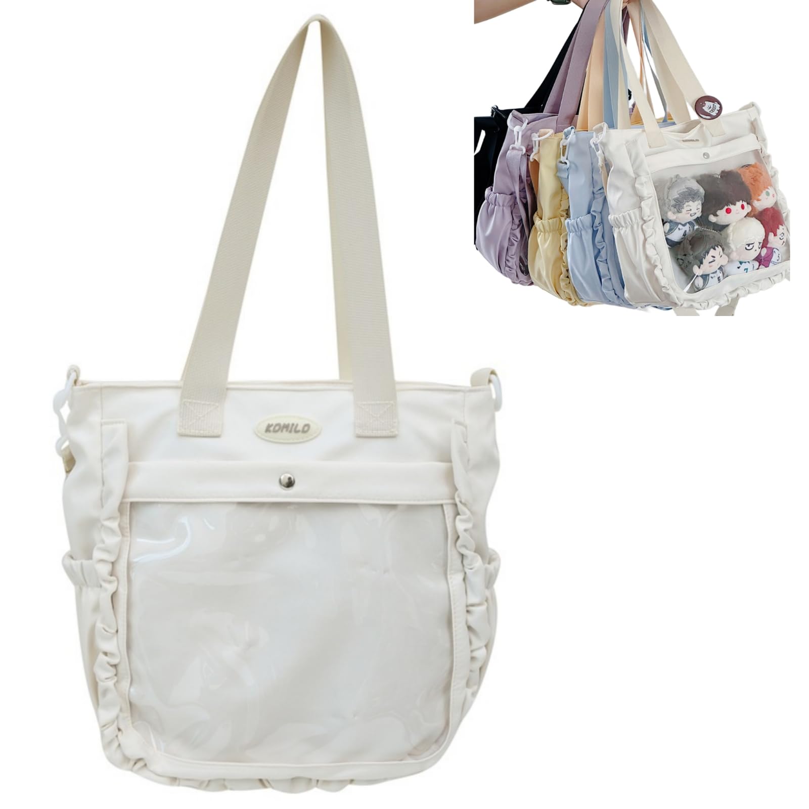 

Oshikatsu Oshi Oshikatsu Ita Korean Style [R.Queen] Bag, Bag, Bag, Bag, (White) білий