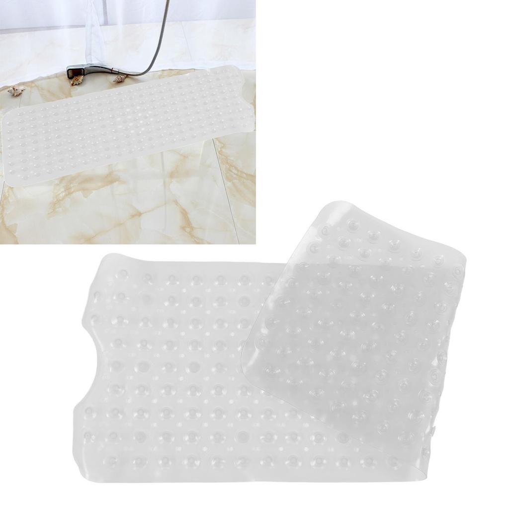 Bath Mat Mat PVC Anti Slip Mat for Bathroom Kitchen Hotel Toilet Shower Room 100x40cm