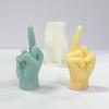Middle Finger Silicone Mold for DIY Scented Candle, Plaster, & Resin Ornaments