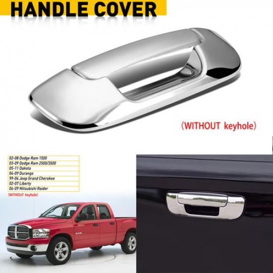 Tailgate Rear Handle Door Cover Bezel Trim Chrome For Dodge 2002-2008 Ram 1500 V