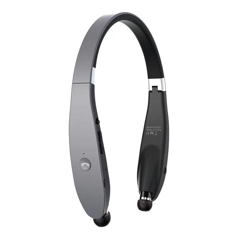 JYL TS Neckband Bluetooth Headphones M235 Foldable Stereo Bluetooth 5.0 Sports Music