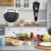 Tables Fly Repellent Fan with Holographic Blades Light USB Rechargeable Indoor Outdoor Picnic BBQ Kitchen Restaurant Table Top Fly Deterrent