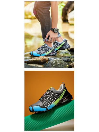 Herren Übergröße 47 Atmungsaktive Rutschfeste Wanderschuhe für Grenzüberschreitende Wanderungen, Radfahren, Reisen, Camping und Offroad-Abenteuer