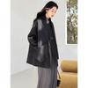 Xinfeyu Women's Oversized Double-Faced Wool Coat