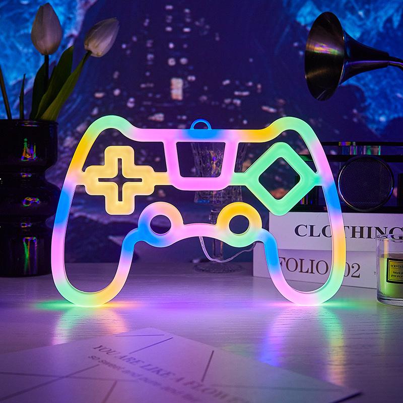 Double-Sided LED Neon Light for Romantic Room Decor