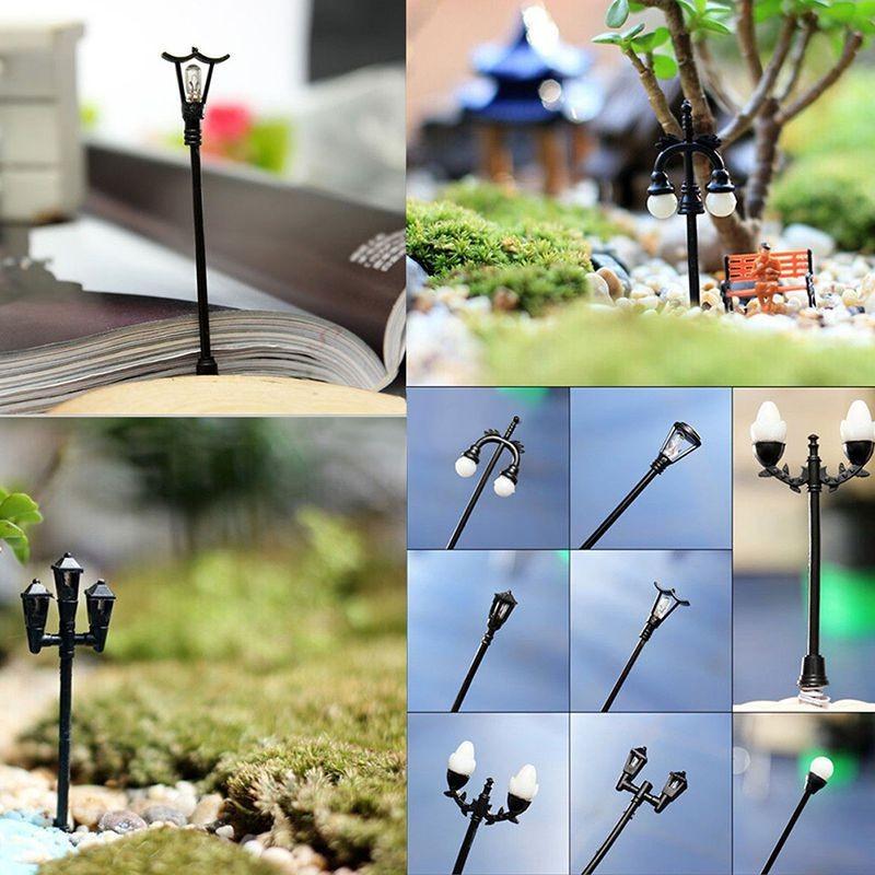 Light Diy Lamp Decoration Ornament Miniature Garden Mini Micro Craft Landscape