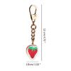 Strawberry Bag Charm Keychain Alloy Material Backpack Pendant for Daily Party