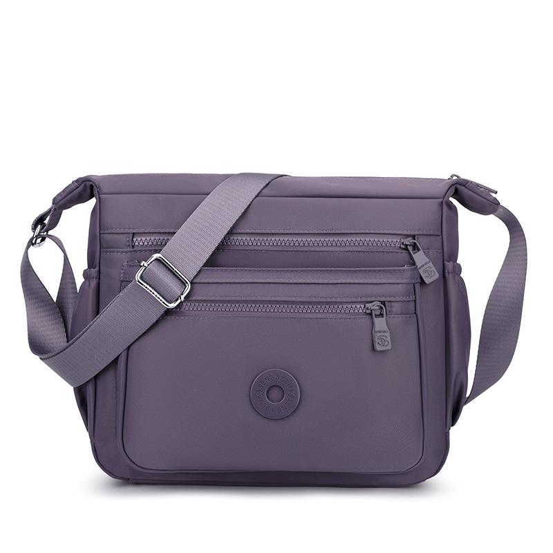 Commuter Shoulder Bag Women's Crossbody Bag Lightweight Water-Repellent Nylon Bag