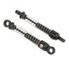 2Pcs Rear Shock Absorber Remote Control Car Shock Absorbers for WLtoys 2428 1/24 RC Crawler Car Black