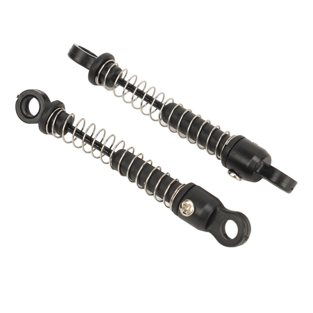 2Pcs Rear Shock Absorber Remote Control Car Shock Absorbers for WLtoys 2428 1/24 RC Crawler Car Black