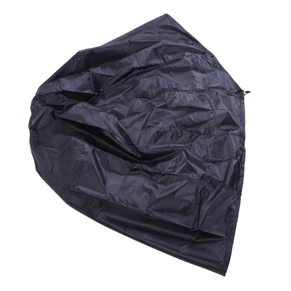 Chair Cover Water Proof Sun Proof Dust Proof Outdoor Patio Furniture Cover for Egg Round Wicker Chairs Black 420D: