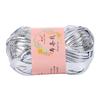 100g Ecopelle Filato da Crochet Lucido Filato per Maglia Fai-da-te Pallina di Filato per Borsa Coperta Cuscino Maglia Maglia all'Uncinetto Filato
