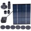 2W Solar Fountain with Panel Water Pump Solar Panel Kit for Outdoor Landscape Pond Decor