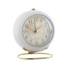 Metal Alarm Clock Creative Silent Children's Electronic Alarm Clock Simples Living Room Bedroom Student Night Light Timing Clock