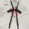 Japanese School Style Solid Color No-Tie Bow Tie for Women