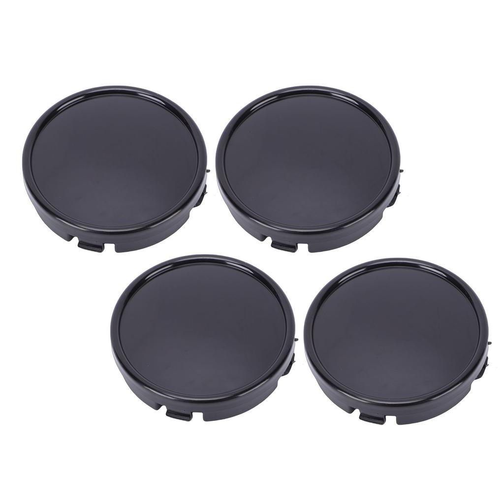 4pcs Wheel Center Caps 64mm Outer Diameter Scratch Proof ABS Replacement for Volvo XC60 2008 2026 Black