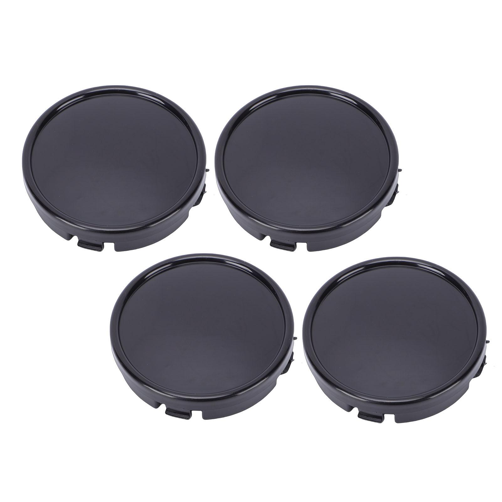 

4pcs Wheel Center Caps 64mm Outer Diameter Scratch Proof ABS Replacement for Volvo XC60 2008 2026 Black