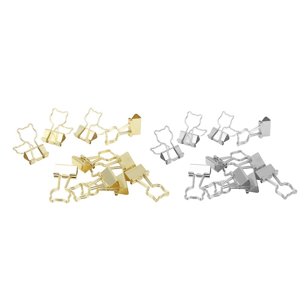 20Pcs Small  Clips Little Bear Handle Design Eco Friendly  Sturdy Multifunction Small P
