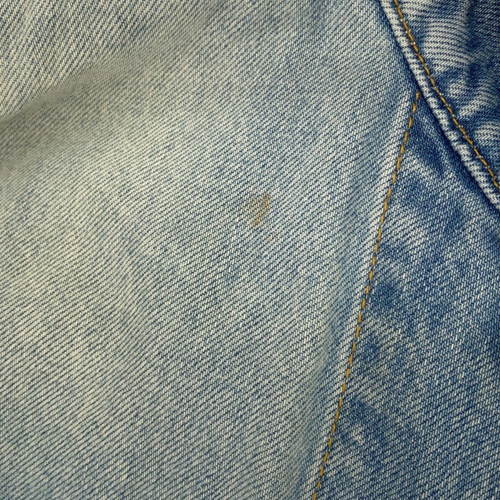 LEGENDA Floral Damage processing Denim Jacket M jeans Men's Used