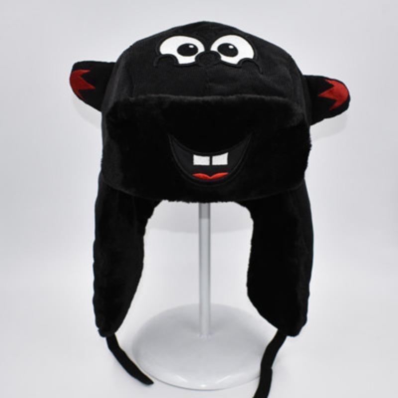 

Шапка мужская зимняя Lei Feng кепка женская симпатичная утолщенная хлопковая уличная молодежная теплая кепка-локомотив защита от ветра и холода One Size