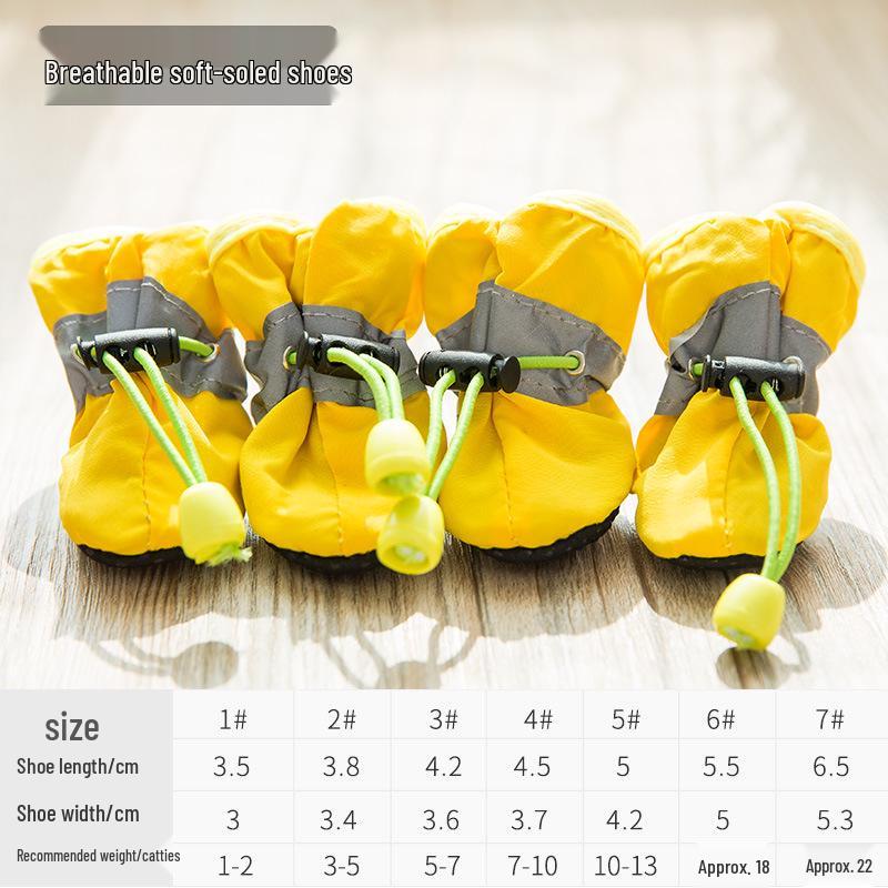 Breathable Small Dog Shoes – Non-Waterproof Paw Covers for Pomeranians & Bichons, Suitable for Spring & Winter