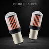 1Pc 1157 Led Red Canbus 3014 144-Smd Car Turn Signal Brake Light No Flash