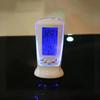 1Pcs White 510 Mini Small Alarm Clock Led Luminous Music Alarm Mute Lazy Electronic Clock with Temperature Alarm Clock