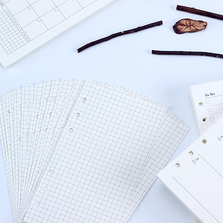 6-Hole A5 Notebook Refill: A6 Size, 80 Sheets, 100gsm Dowling Paper