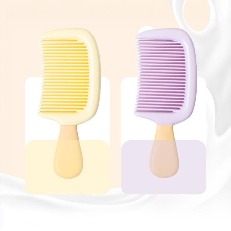 Cute Small Hair Comb Mini Durable Soft Plastic with Hanging Hole Lightweight for Kids Daily Grooming Travel