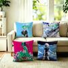 Anime Land of the LLustrous Square DoubleSided Printed Pillow Case Bedroom Bedside Pillow Sofa Cushion Cover