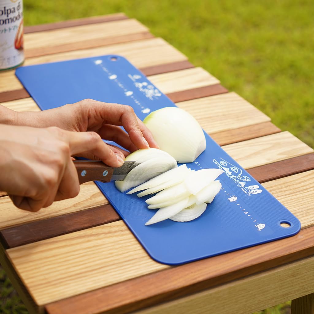 Antibacterial Butterfly Cutting Board Made in Japan Tsubame Sanjo Plastic Antibacterial Open Long Compact Memory Outdoor Camping Fishing [Belmont]