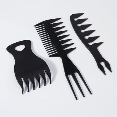 3pcs Styling Comb Set, Professional Hairdressing Tools, Suitable for Home Hairdressing, Anti-static,special for Real Hair Wigs