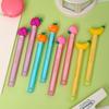 48pcs 0.5mm Soft Glue Fruit Styling Series Crystal Neutral Pen Styling Gift Pen Signature Pen Creative Stationery Back To School Season