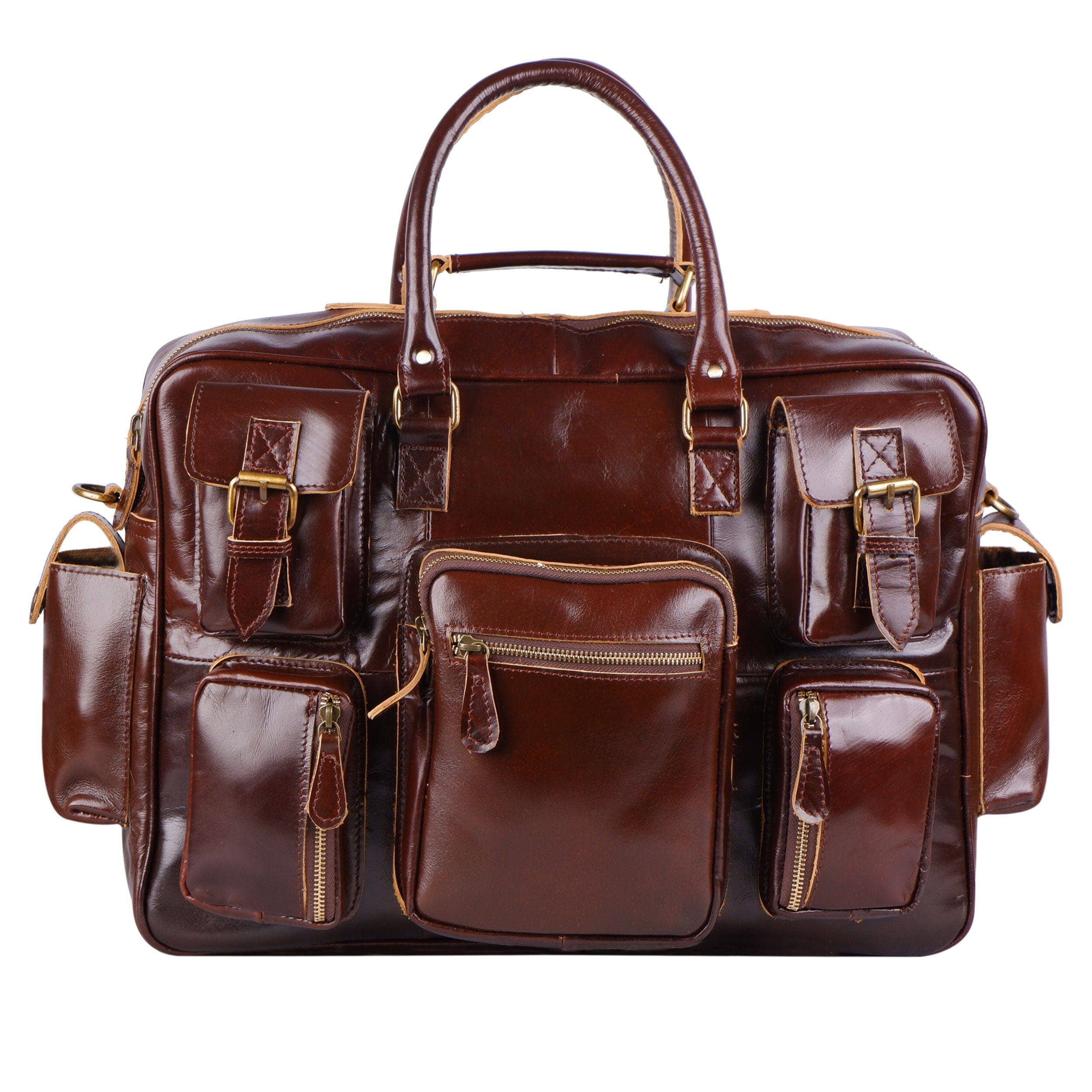 MaheTri Norman Cherry Red Briefcase 17 Inch For Men & Women 17-Inch красный