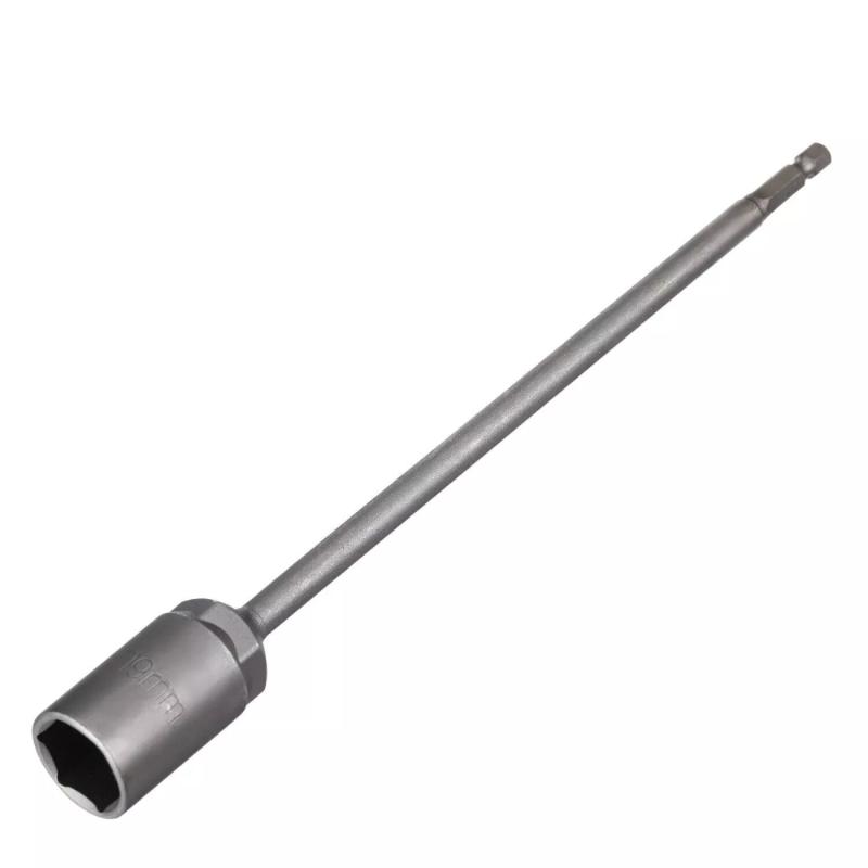Long Hexagonal Socket Wrench Industrial Grade Extended Rod Wear Resistant for RV Repair Car DIY Garage Utility