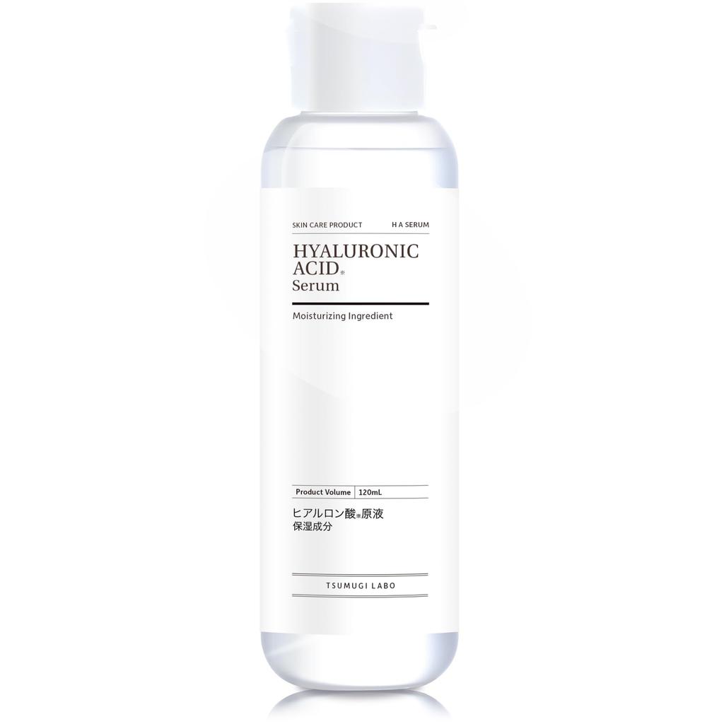 Mitsuki 100% Pure Hyaluronic Acid Serum 120ml - Japanese-Made, Additive-Free, Mix with Toner for Skincare by TSUMUGI LABO