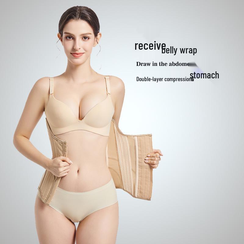 

Богиня песочных часов [21 стальная кость] Дышащий сетчатый пояс для формирования талии и живота для женщин XXS бежевый