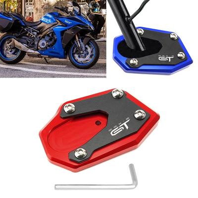 MAORANG FÜR GSX-S1000 GT 2022-2024 Motorrad Seitenständerfuß Seitenständer-Verlängerungspad Stützplatte