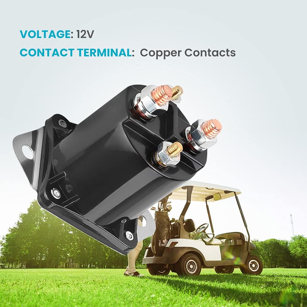 maXpeedingrods 12V Golf Cart Solenoid for Club Car 1984-Up DS/04+ Precedent Starter Solenoid 1013609/435-154