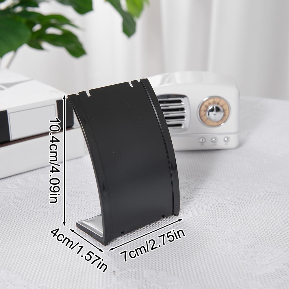 1pc Curved Plastic Necklace Display Stand, Used For Hanging Jewelry Pendants, Hook Earrings, Jewelry Retail Sales, Etc