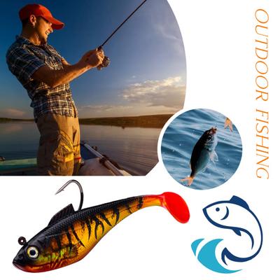 Fishing Lure Soft Baits Simulation Silicone Swimbait 8cm/9.5g Bionic Bait Reusable Freshwater