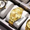 Men'S Fully Automatic Quartz Watch Luminous Waterproof Calendar Diamond-Encrusted Business Men'S Watch