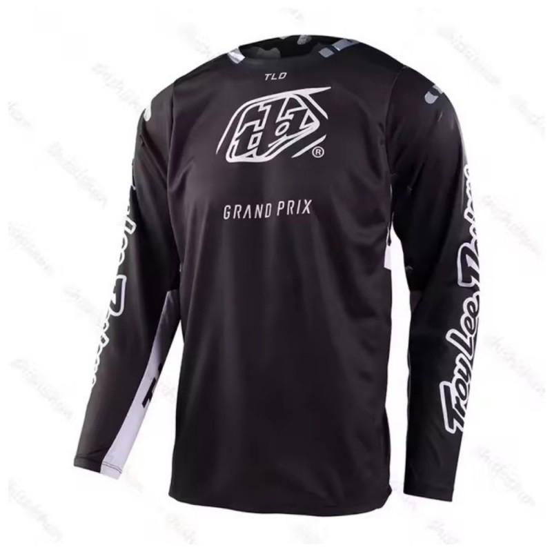 Mens Motocross Jersey BMX Mountain Bike Cycling Shirt Quick Dry Sports Top