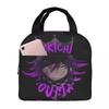 Anime Kokichi Ouma Danganronpa Game Insulated Lunch Bag for Women Children Portable Food Boxes Thermal Lunch Box Tote